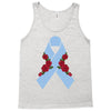 stomach cancer ribbon and rose Tank Top