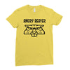 angry beaver Ladies Fitted T-Shirt