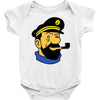 captain haddock tintin cartoon comic Baby Onesie