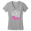 my favorite people call me nana cute Women's V-Neck T-Shirt