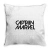 captain marvel 5 Throw Pillow