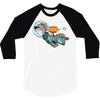 astronaut dog 3/4 Sleeve Shirt