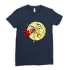 moon rocket Ladies Fitted T-Shirt
