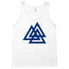valknutr knoten der gefallenen odin nordisch symbol aspekte wotan Tank Top