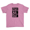 control alt delete Youth Tee