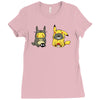 totoro &amp; pikachu onesie Ladies Fitted T-Shirt