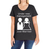 under new management   just married Ladies Curvy T-Shirt