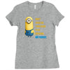 despicable me awesome perfect minio Ladies Fitted T-Shirt