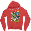 lion collector vectorized Zipper Hoodie