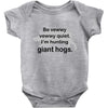 hunting giant hogs Baby Bodysuit