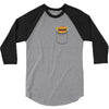 Pocket Burger 3/4 Sleeve Shirt