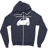 only smarties have the answer'   funny Zipper Hoodie