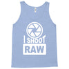 i shoot raw photography camera photograph Tank Top