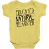 educated, natural, melanated Baby Bodysuit