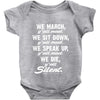 blk power Baby Bodysuit