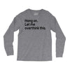 let me overthink this Long Sleeve Shirts