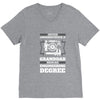 Never Underestimate A Granddad With An Engineer Degree V-Neck Tee