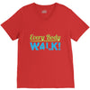 every body walk V-Neck Tee