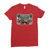 mens retro game out run, ideal gift or birthday present. Ladies Fitted T-Shirt