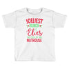 jolliest bunch of elves this side of the nuthouse Toddler T-shirt