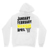 January February Michigan April - March Madness Basketball Unisex Hoodie