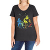 friendly beasts Ladies Curvy T-Shirt
