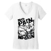 no pain no gain (2) Women's V-Neck T-Shirt