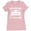 my other ride is a time machine Ladies Fitted T-Shirt