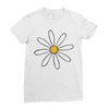 flower Ladies Fitted T-Shirt