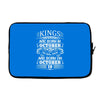Real Kings Are Born On October 19 Laptop sleeve