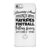 dreaming about pumpkin spice hayrides footbal falling leaves family ti iPhone 7 Case