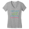 marching band i dont care if sparkly unicorns Women's V-Neck T-Shirt