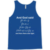 Maxwell EMR...And God Said Tank Top