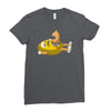 peanut inside Ladies Fitted T-Shirt
