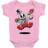 modern hero Baby Onesie
