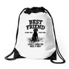 Best Friend  Beagle Drawstring Bags