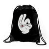 mickey mouse high pop Drawstring Bags