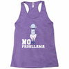no probllama Racerback Tank