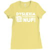 reading nuf Ladies Fitted T-Shirt