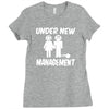 under new management stag night wedding mens Ladies Fitted T-Shirt