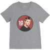 messi top V-Neck Tee