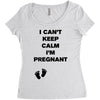I Can't Keep Calm I'm Pregnant Women's Triblend Scoop T-shirt