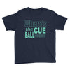 snooker where's the cue ball going Youth Tee