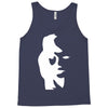 sax player lady face optical illusion Tank Top
