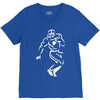 undefeated stencil football V-Neck Tee