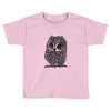 owl on athletic Toddler T-shirt