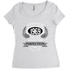 vintage quality without compromise 1969 aged to perfection Women's Triblend Scoop T-shirt