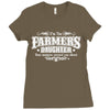 farmer's daughter funny Ladies Fitted T-Shirt
