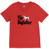 the dogfather dalmatian V-Neck Tee
