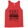 Born In November Tank Top